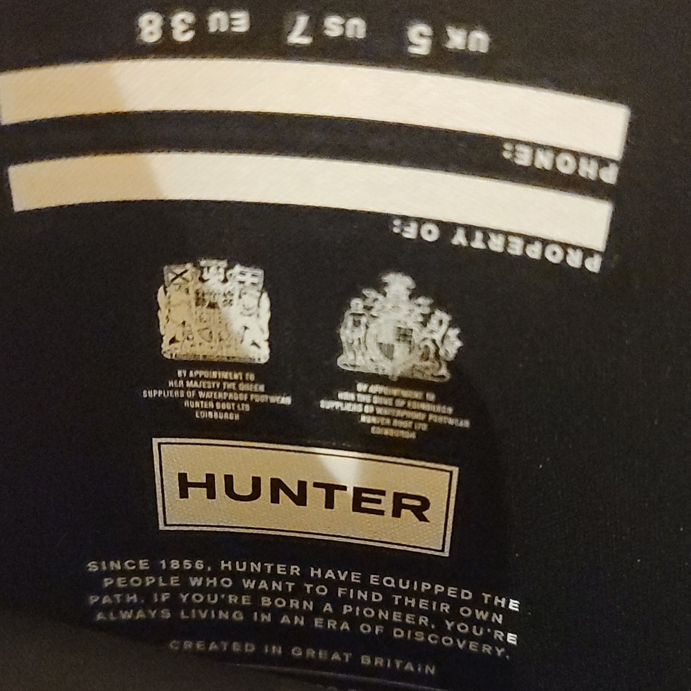 SOLD---Hunter Women's Original Tall Rain Boots - Picture 11 of 12